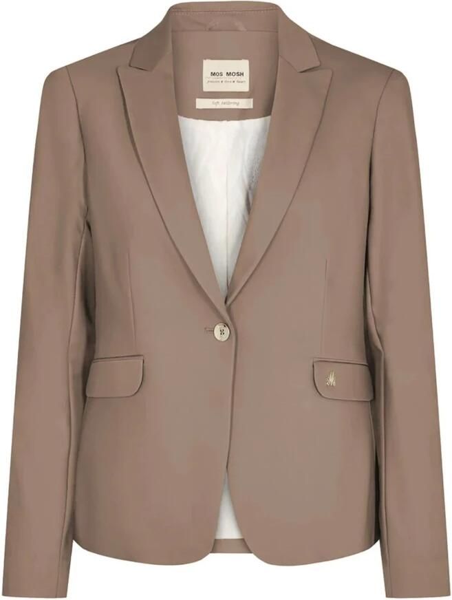 MOS MOSH Blazer met labelapplicatie model 'Blake Night'