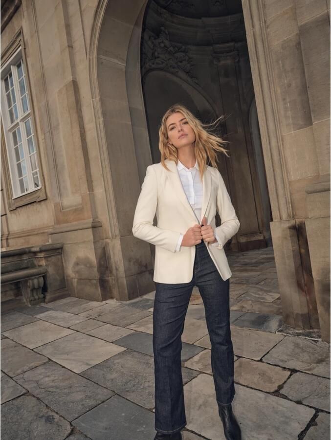 MOS MOSH Mary Night blazer ecru 137720-180 Beige Dames - Foto 4