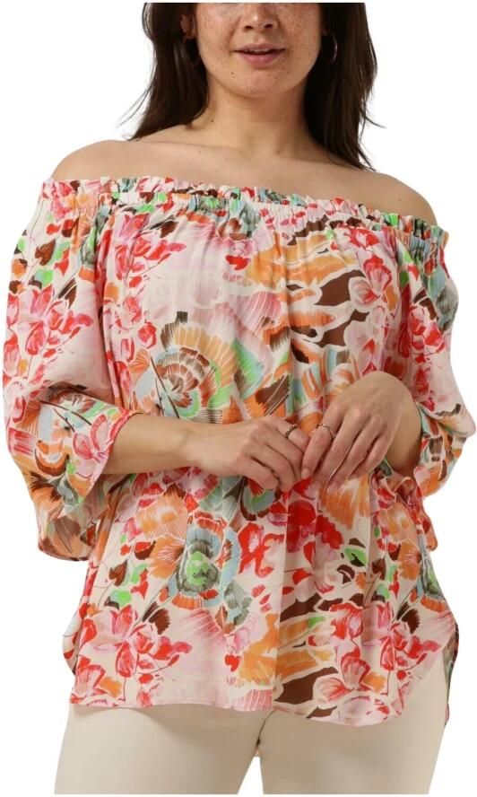 MOS MOSH Dames Tops & T-shirts Ashlea Botanico Blouse Roze - Foto 7