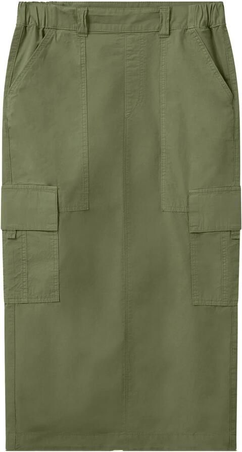 MOS MOSH Midirok met opgestikte zakken model 'Breden'