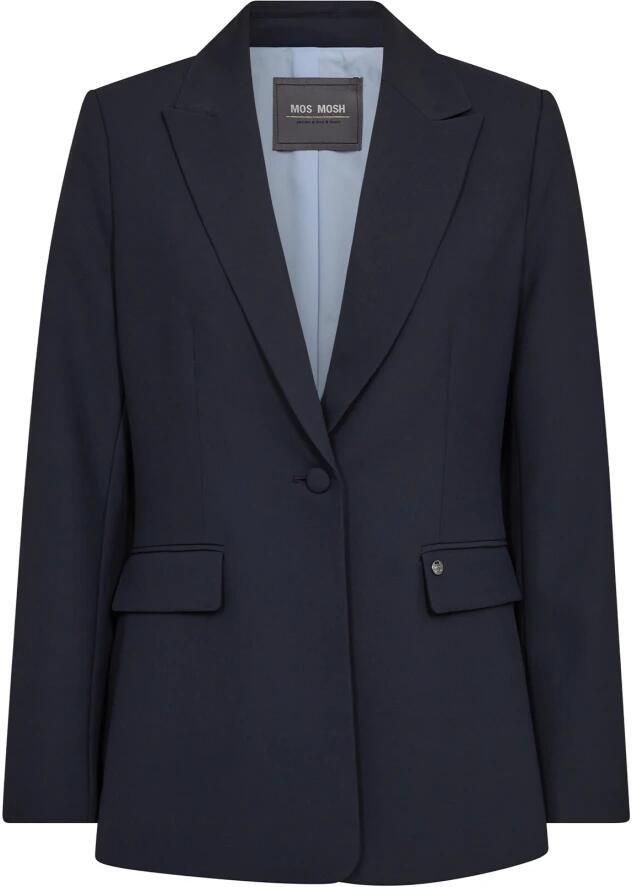MOS MOSH Elegant Mmleonora Miley Blazer Navy Blue Dames
