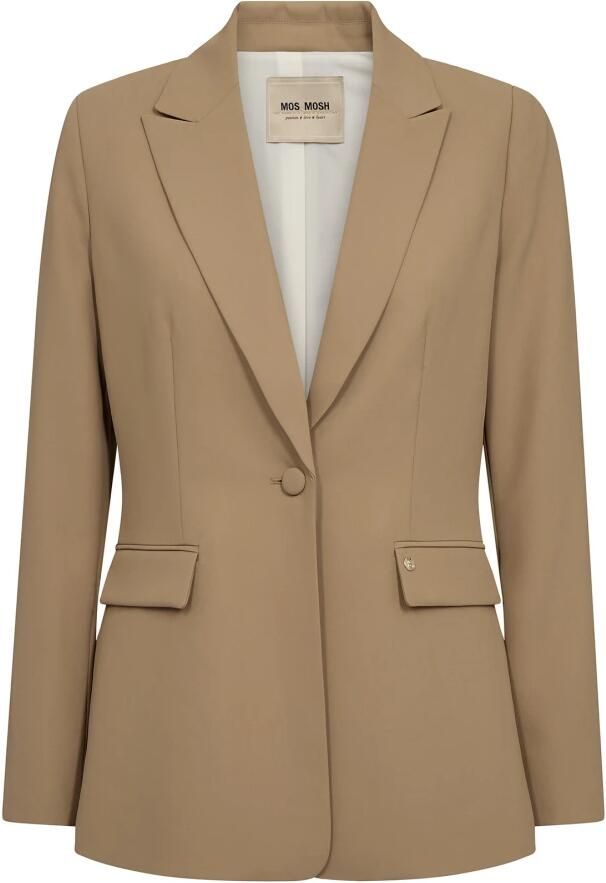 MOS MOSH Elegant Mmleonora Miley Blazer Tannin Beige Dames