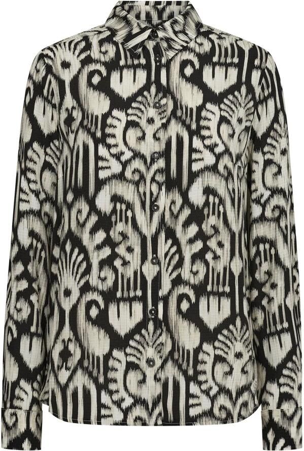 MOS MOSH Dames Blouses Taylar Noelli Shirt Zwart