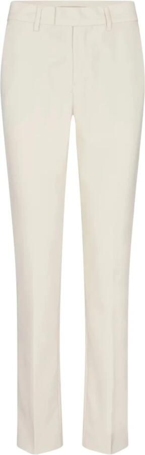 MOS MOSH Elegante Slim-Fit Broek in Ecru Beige Dames - Foto 5
