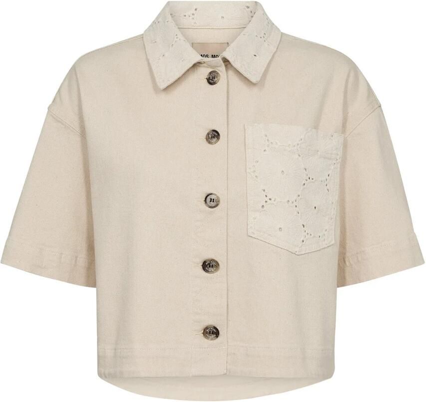 MOS MOSH Jack met opgestikte borstzak model 'Cent Clay' - Foto 1