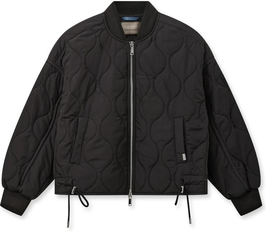 MOS MOSH Gewatteerde Bomberjack Zwart Black Dames