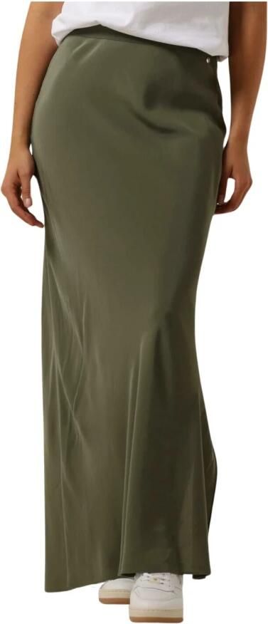 MOS MOSH Groene Maxi Rok Solida Long Skit Green Dames - Foto 4