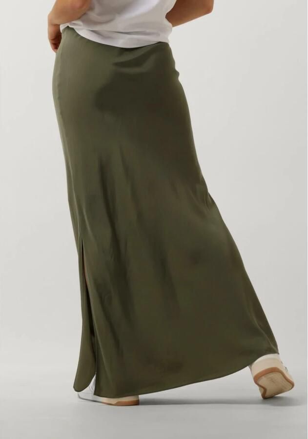 MOS MOSH Groene Maxi Rok Solida Long Skit Green Dames - Foto 2
