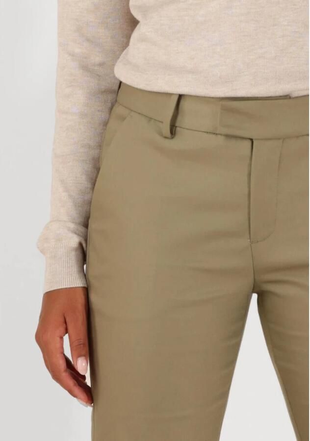 MOS MOSH Regular fit stoffen broek met ceintuurlussen model 'ELLEN'