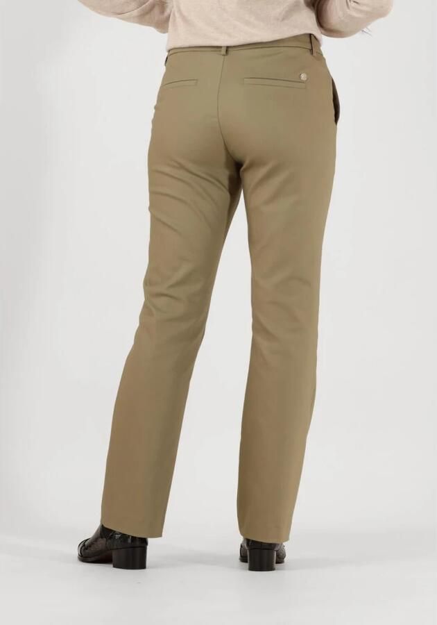 MOS MOSH Regular fit stoffen broek met ceintuurlussen model 'ELLEN' - Foto 2