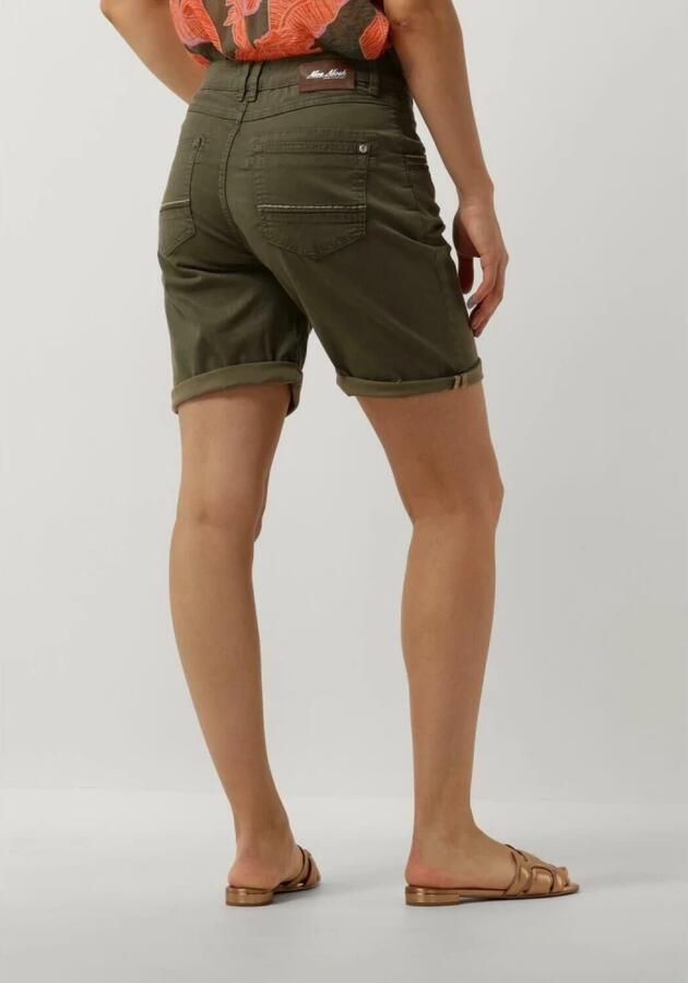 MOS MOSH Groene Zomer Shorts Naomi Treasure Green Dames - Foto 2