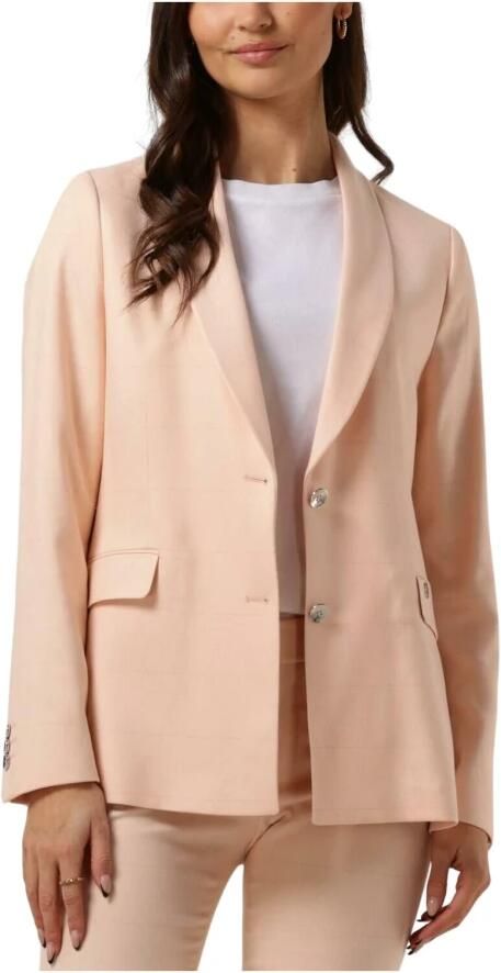 MOS MOSH Dames Blazers Bena Herring Check Blazer Roze - Foto 3