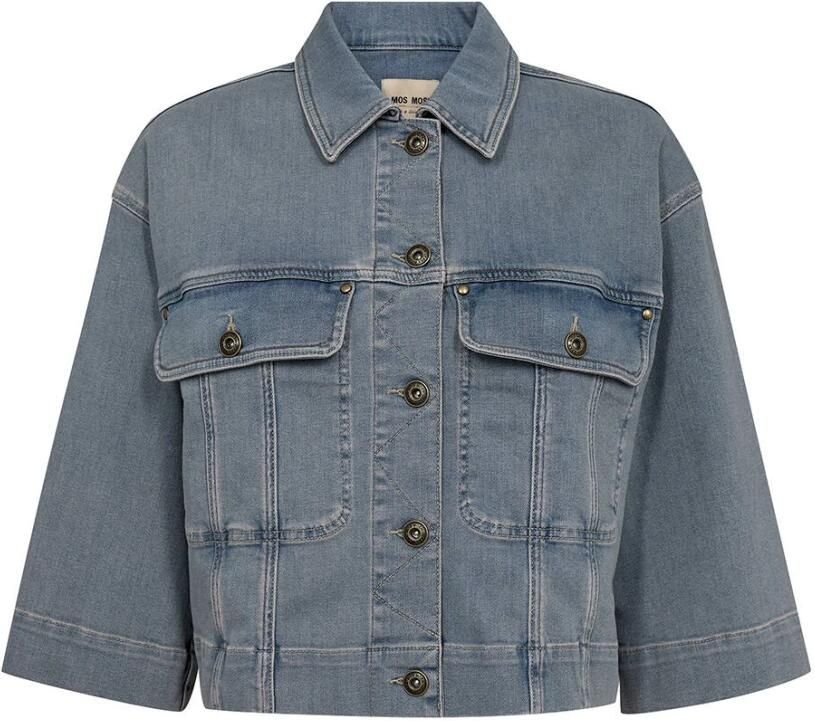 Mos Mosh spijkerjas medium blue denim