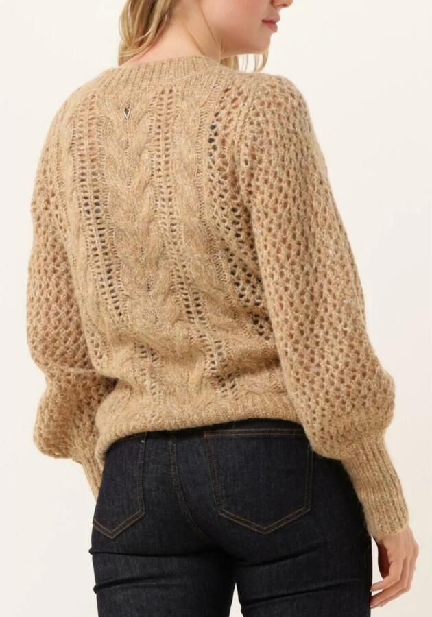 MOS MOSH Dames Truien & Vesten Imma V-neck Knit Camel - Foto 6