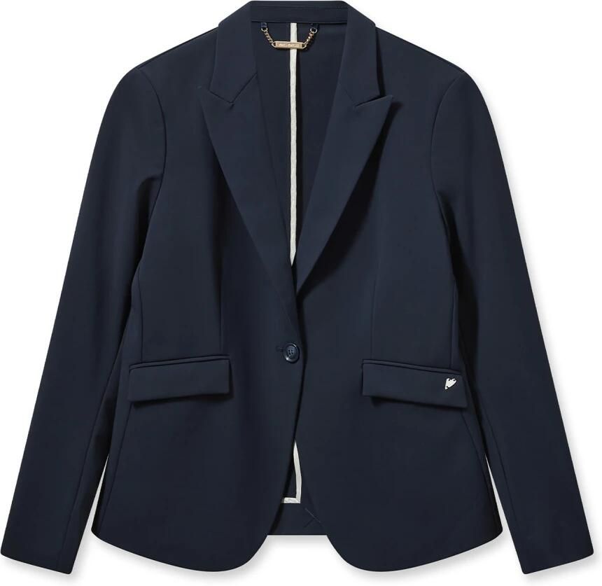 MOS MOSH Klassieke Blazer met Lange Mouwen en Klepzakken Blue Dames - Foto 5