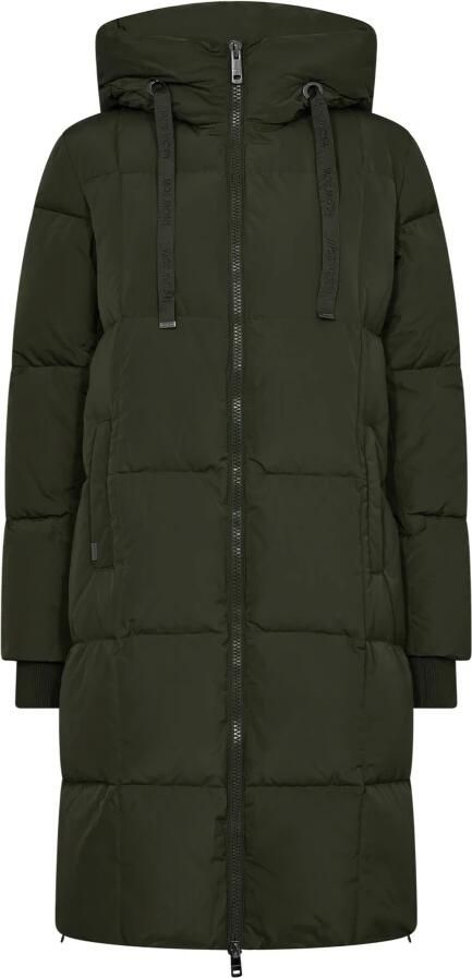 MOS MOSH Lange donsjas met capuchon model 'Nova'