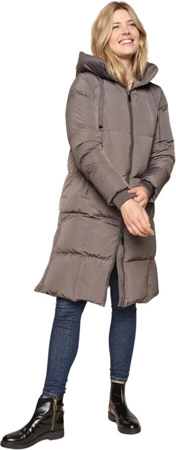 MOS MOSH Gewatteerde lange jas met opstaande kraag model 'Nova' - Foto 2