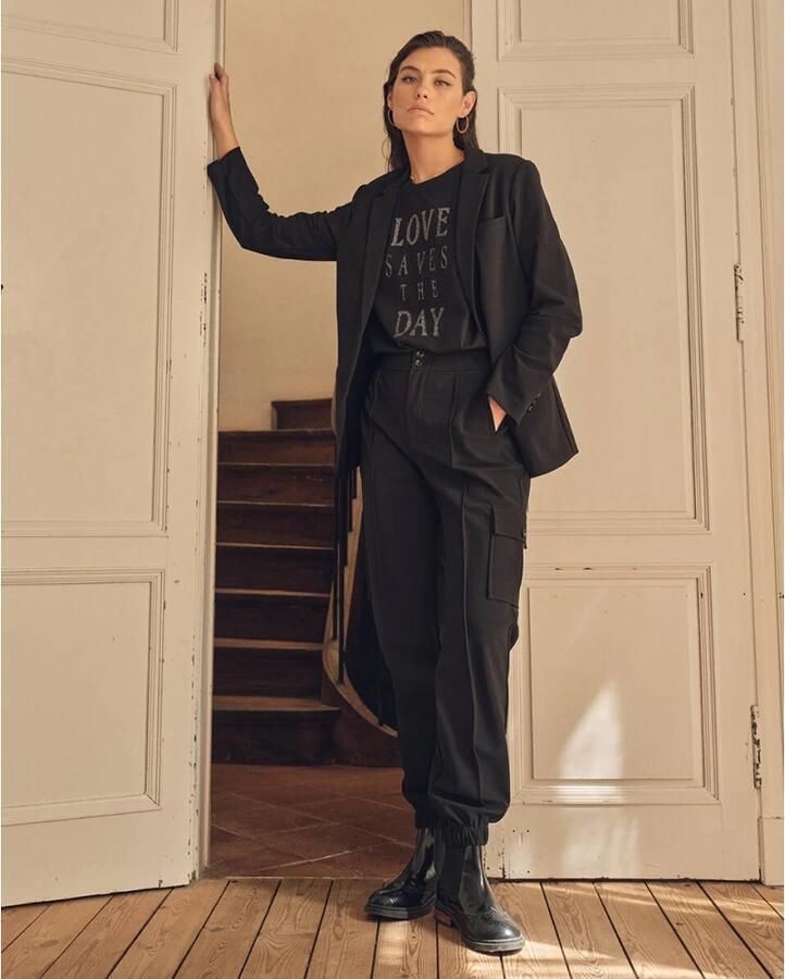 MOS MOSH Elegante Izzy Pant voor stijlvolle vrouwen Black Dames - Foto 5