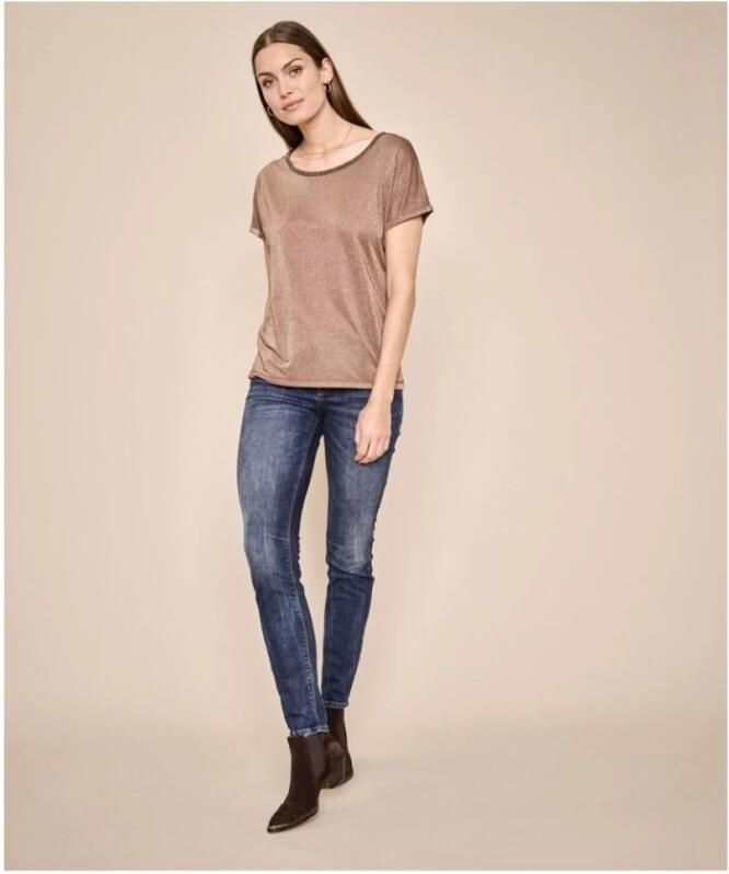 Blauwe Mos Mosh Slim Fit Jeans Naomi Shade Blue Jeans - Foto 5
