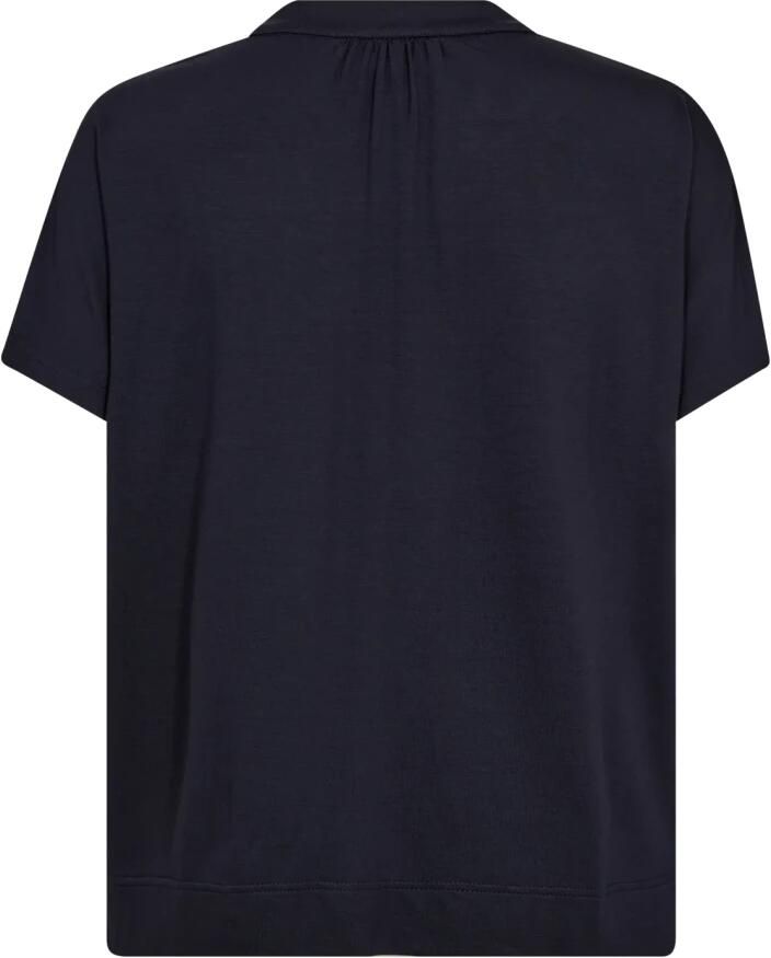 MOS MOSH Dames Tops & T-shirts Shira Tee Donkerblauw - Foto 5