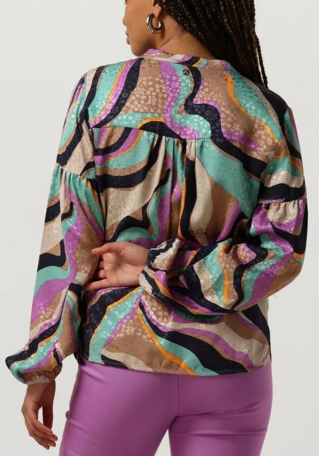 MOS MOSH Stijlvolle en Comfortabele Nena Onda Blouse in Paars Purple Dames - Foto 2