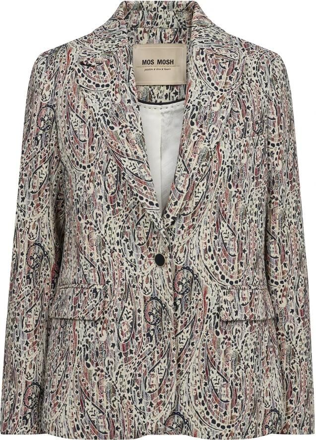 MOS MOSH Paisley Blazer Chinese Rood Multicolor Dames