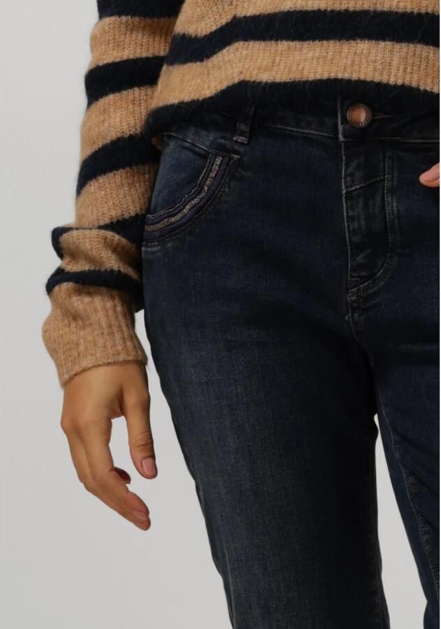 MOS MOSH Klassieke Colla Jeans in Donkerblauw Blue Dames