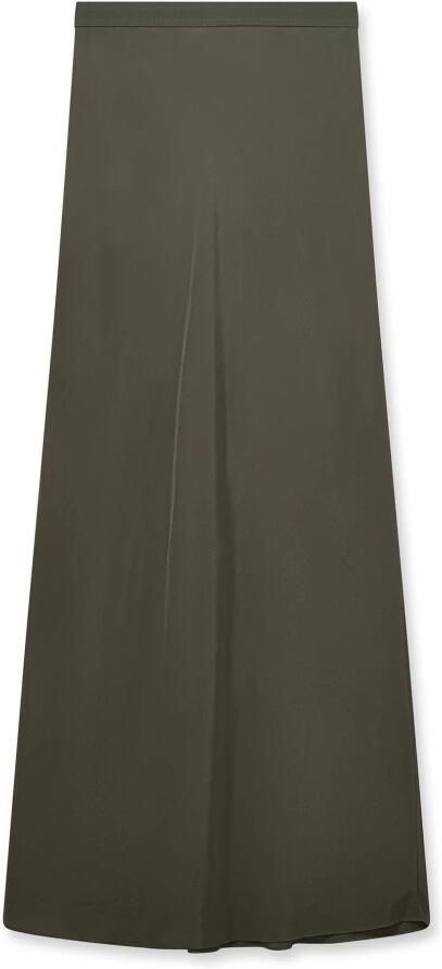 MOS MOSH Groene Maxi Rok Solida Long Skit Green Dames - Foto 3