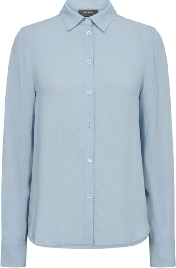 MOS MOSH Regular fit overhemdblouse met manchetten model 'Kether Tenc'