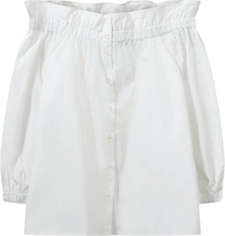 MOS MOSH Witte Off-Shoulder Rosario Blouse White Dames - Foto 6
