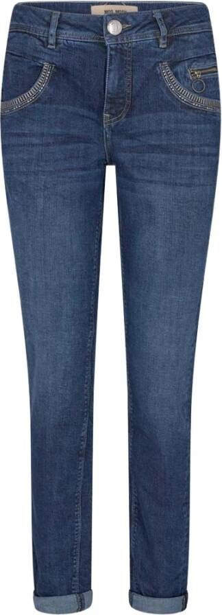MOS MOSH Naomi Adorn Skinny Blauwe Jeans Blue Dames