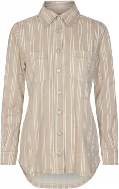 MOS MOSH Shirt Beige Dames