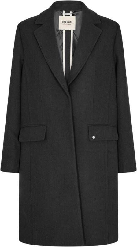 MOS MOSH Single-Breasted Coats Zwart Dames
