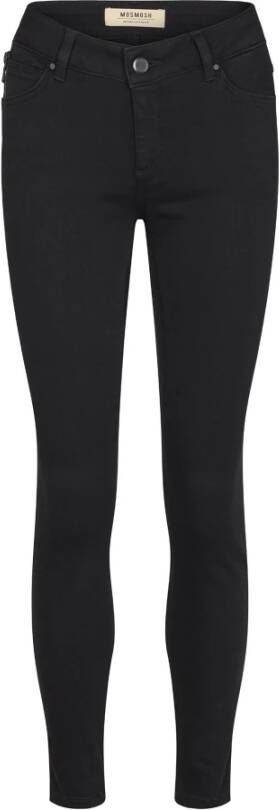 MOS MOSH Victoria 7 8 Silk Touch Pants Zwart Dames