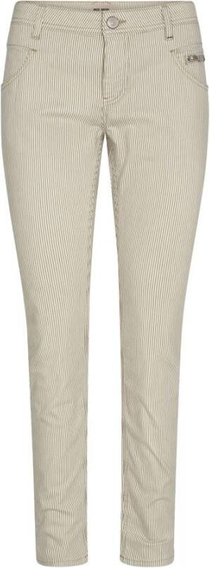 MOS MOSH Slim-fit broek Beige Dames