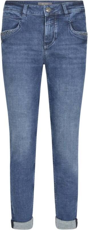 MOS MOSH Slim-fit Jeans Blauw Dames