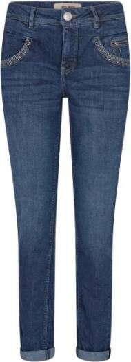 MOS MOSH Slim-fit jeans Blauw Dames