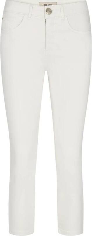 MOS MOSH Slim-fit Trousers Wit Dames