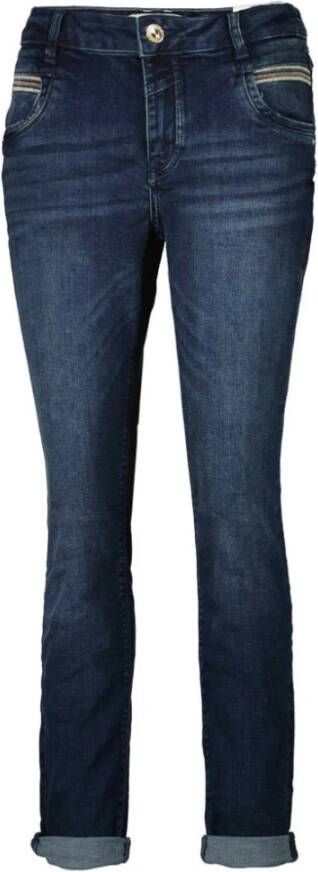 MOS MOSH Stijlvolle Slim-Fit Cropped Jeans Blue Dames