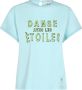 MOS MOSH Dames Tops & T-shirts Gia Glam Tee Groen - Thumbnail 3