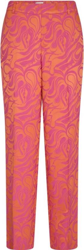 MOS MOSH Tapered Trousers Roze Dames