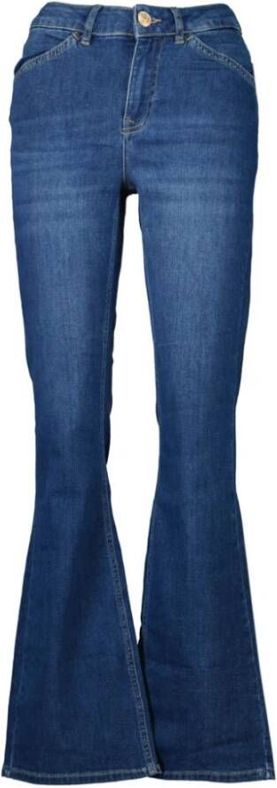 MOS MOSH Flared jeans met steekzakken opzij model 'Allli Ease'