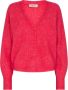 MOS MOSH Gezellig en stijlvol Alpaca Blend Cardigan Pink Dames - Thumbnail 1