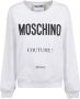 Moschino Couture! Blanco 36 Damesmode Sweatshirt White Dames - Thumbnail 3