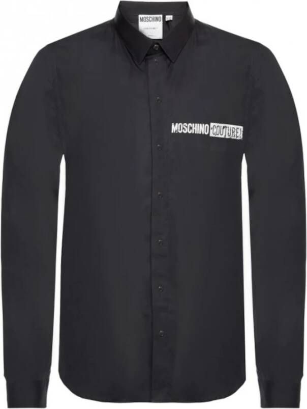 Moschino Alledaagse t-Overhemd Zwart Heren