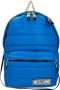 Moschino Gewatteerde Hooded Rugzak Blue Dames - Thumbnail 1