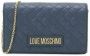 Love Moschino Clutches Borsa Quilted Pu in blauw - Thumbnail 4