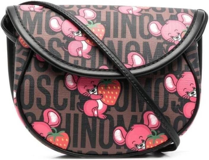 Moschino Illustrated Animals Xbody Crossbody Tas Multicolor