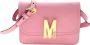 Moschino Roze M Logo Crossbody Tas Pink Dames - Thumbnail 1