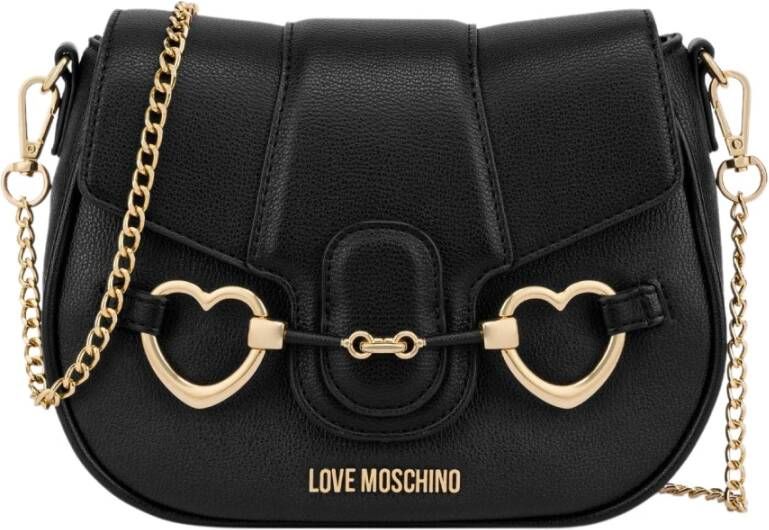 Love Moschino Women's Clutch Bag Zwart Dames